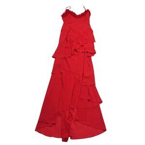 Anne Louise Boutique Rose Petal Dress in Red